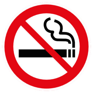 P002 Verbodsvloersticker verboden te roken vloersticker nen 7010