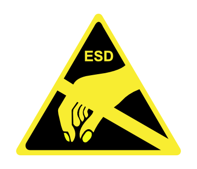 ESD waarschuwingsvloersticker
