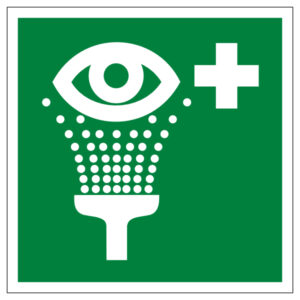 oogdouche bord oog douchebordjes NEN 7010 E011 pictogram