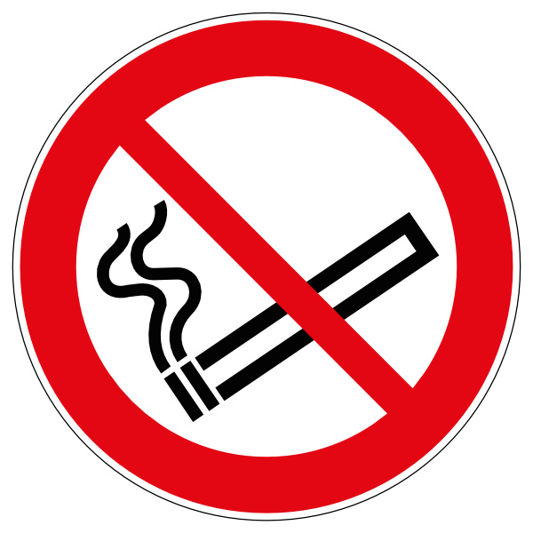 verboden te roken bord rokoen verboden bord NEN 7010 P002