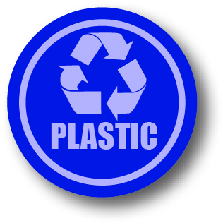Recycle plastic bord