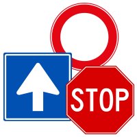 Verkeersborden overzicht pictogrammen verkeer